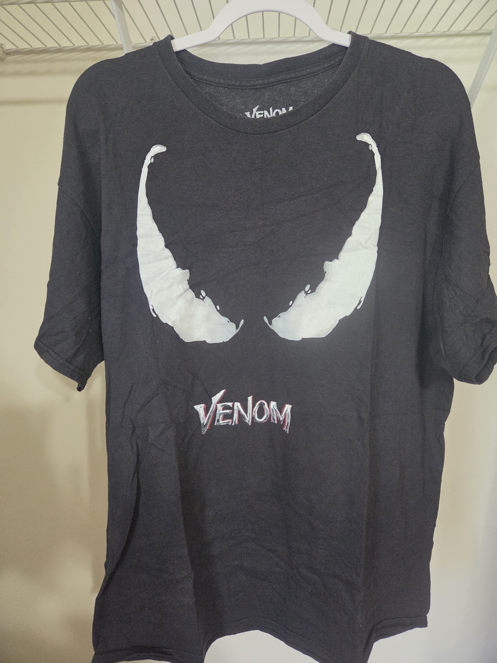 Marvel Venom Logo Tee - Black & White